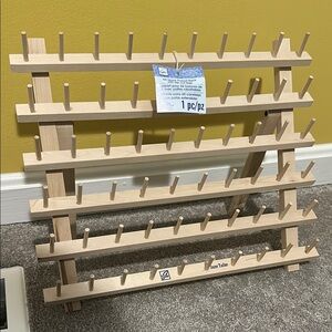 TAILOR Wooden 60-Spool Sewing Thread Rack NEW